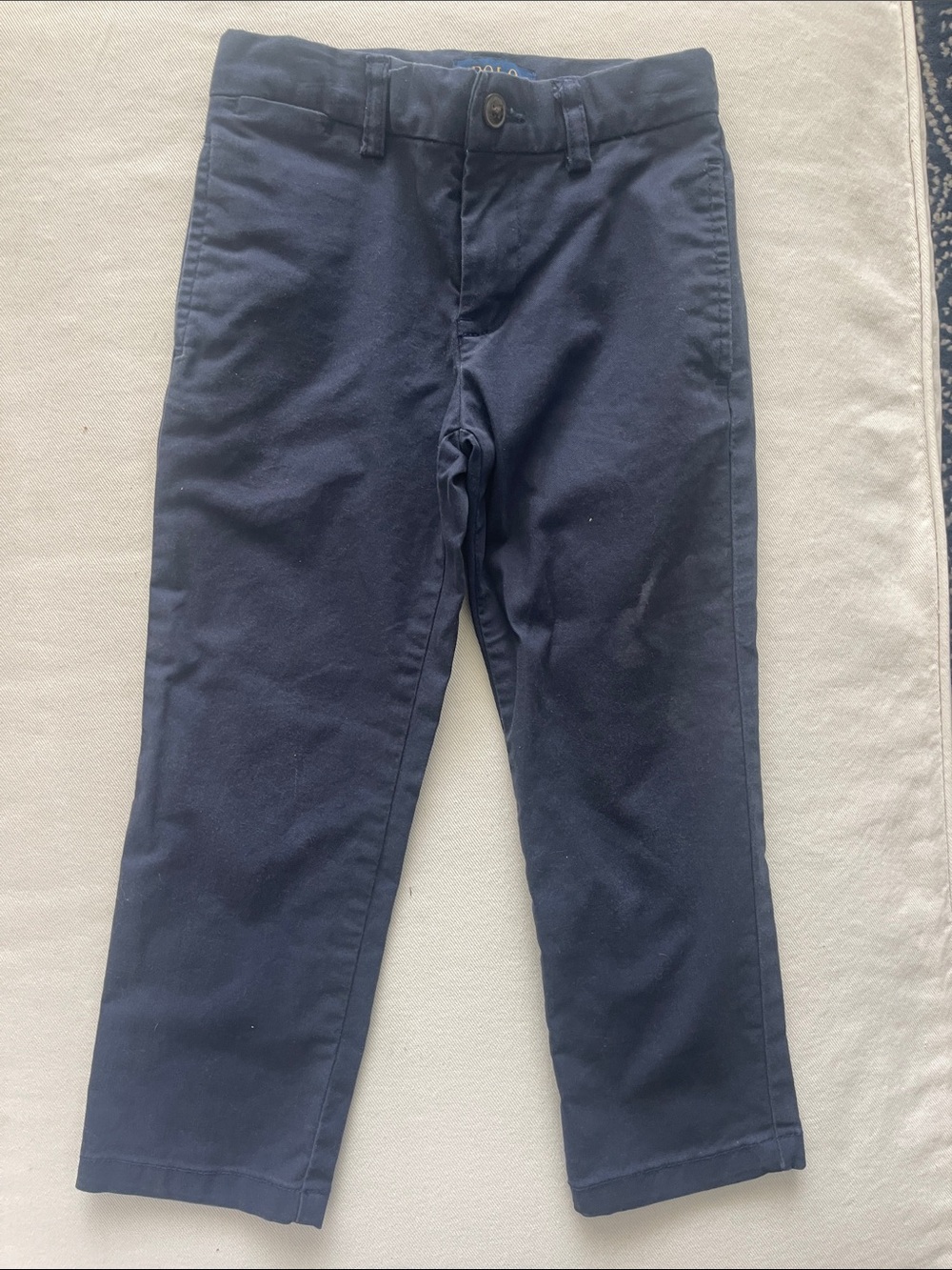 Polo by Ralph Lauren Boys Size 3/3T Navy Straight-Leg Chinos for Kids